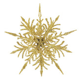 120MM 3D Filigree Star – Guld Glitter